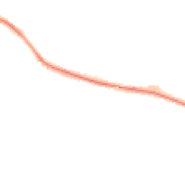 Night-time road noise heatmap for WA3 3TQ
