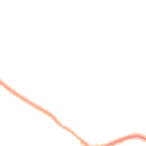 Night-time road noise heatmap for WA3 4LJ