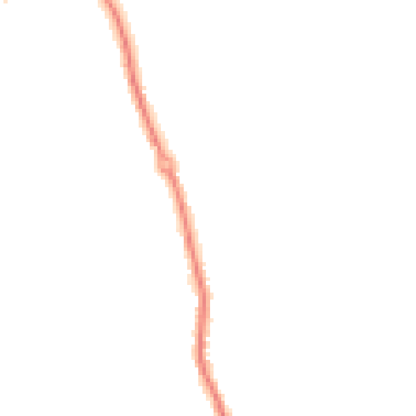 Night-time road noise heatmap for WA3 5NR