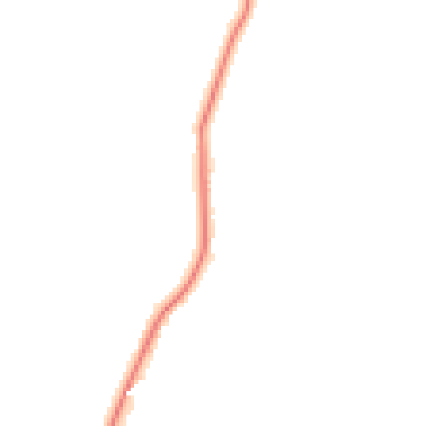 Night-time road noise heatmap for WA3 6BN
