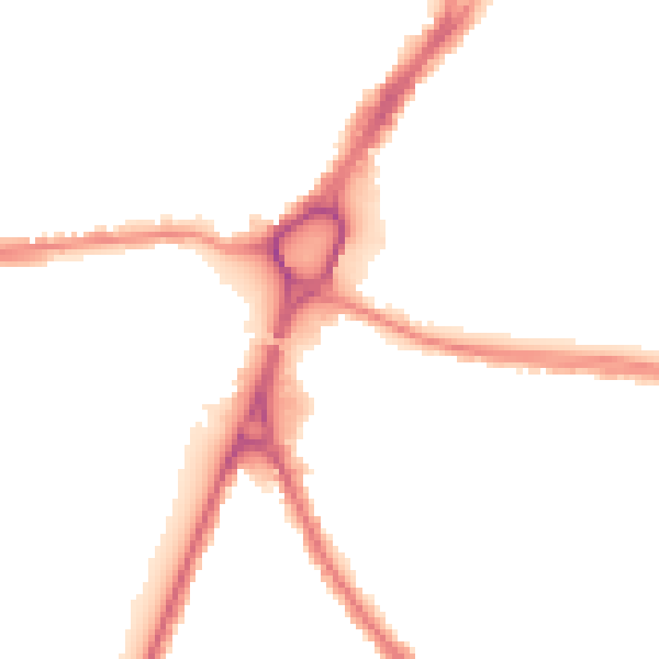 Night-time road noise heatmap for WA4 1AY