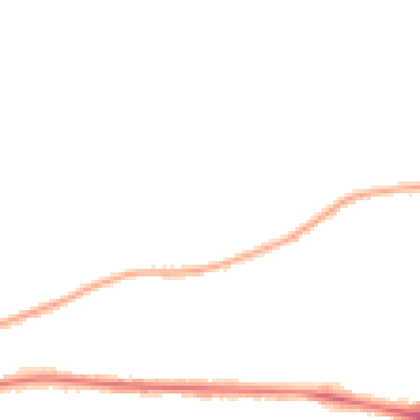 Night-time road noise heatmap for WA4 1BF