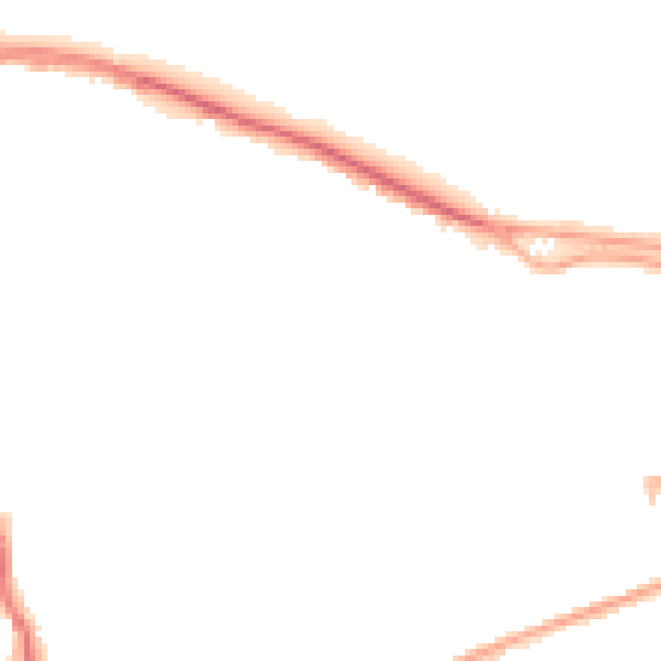 Night-time road noise heatmap for WA4 1EQ