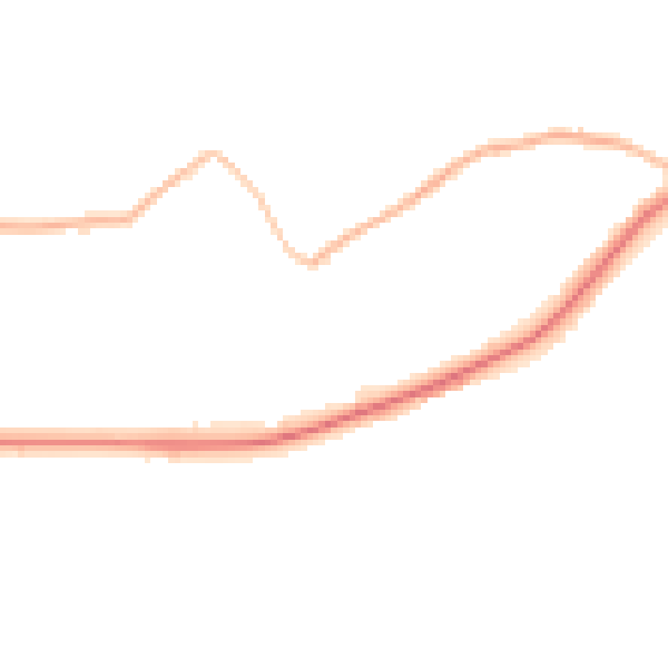 Night-time road noise heatmap for WA4 2SY