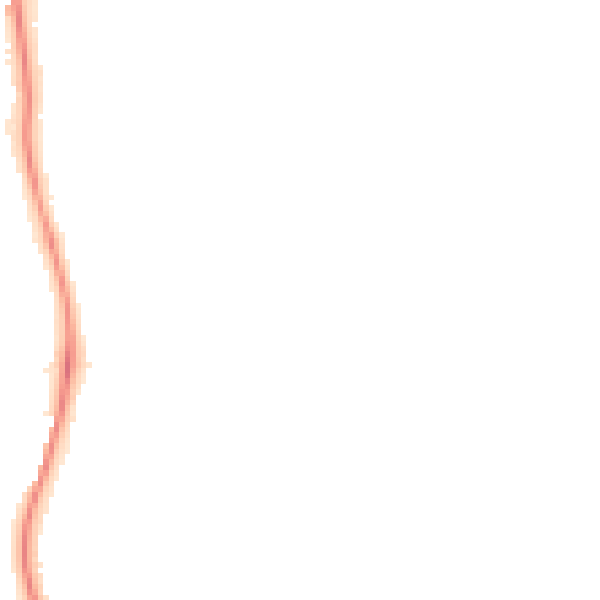 Night-time road noise heatmap for WA4 3AQ
