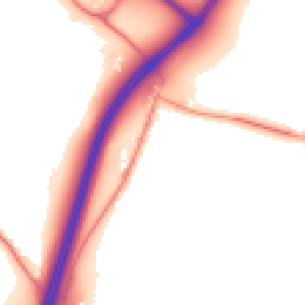 Daytime road noise heatmap for WA4 4AS