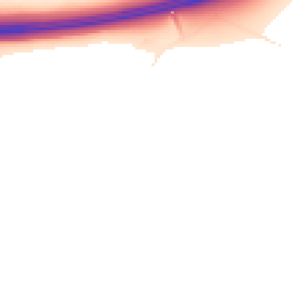 Night-time road noise heatmap for WA4 4BH