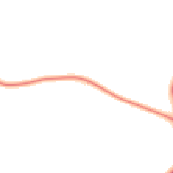 Night-time road noise heatmap for WA4 4HE
