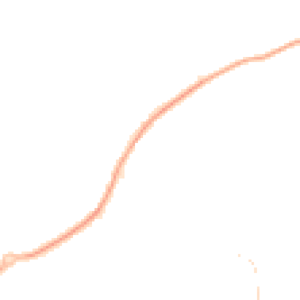 Night-time road noise heatmap for WA4 4RH