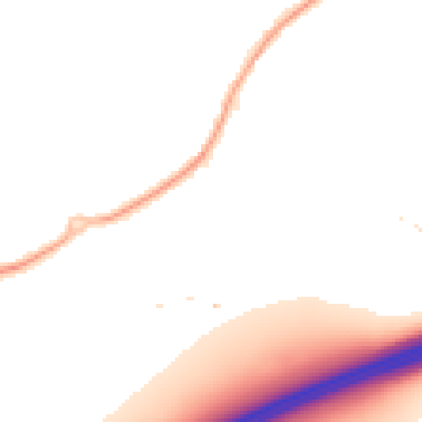 Night-time road noise heatmap for WA4 4RU