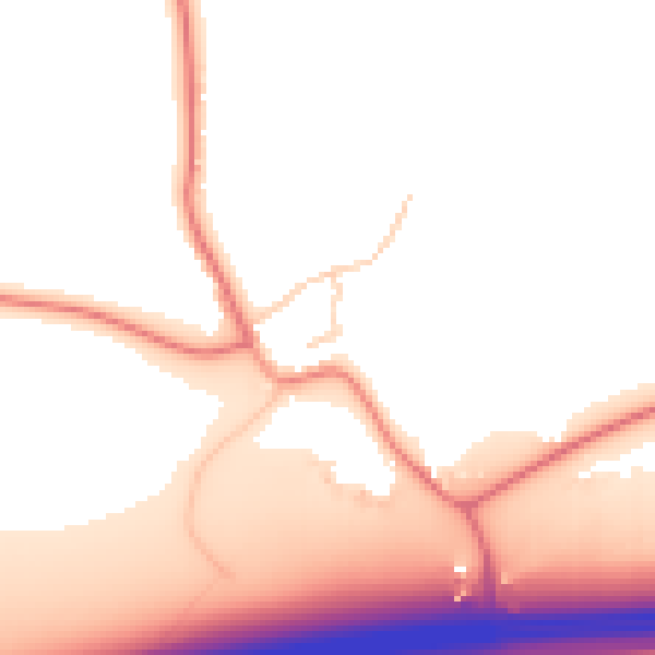 Daytime road noise heatmap for WA4 5PB