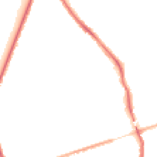 Night-time road noise heatmap for WA4 6DQ