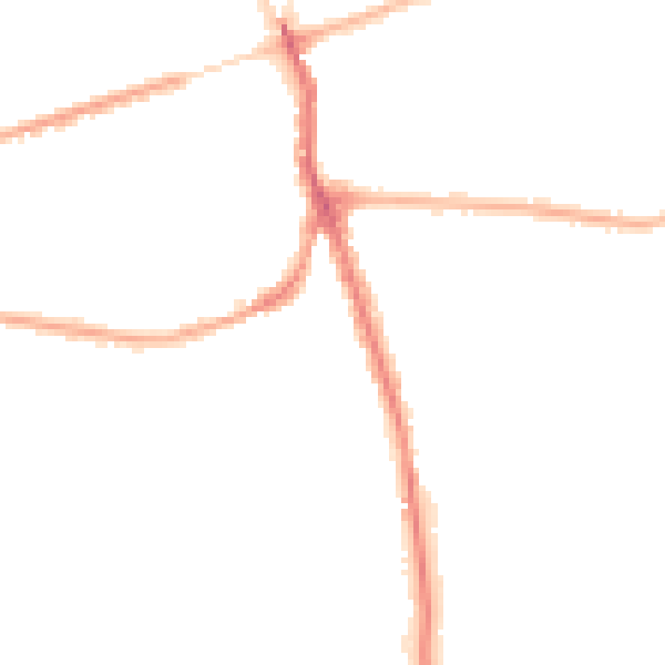 Night-time road noise heatmap for WA4 6PR