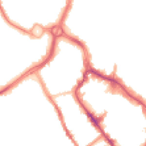 Night-time road noise heatmap for WD17 1AH