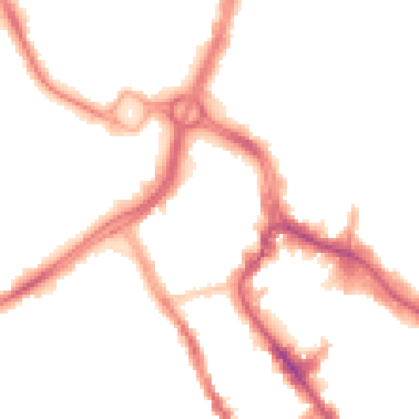 Night-time road noise heatmap for WD17 1AW