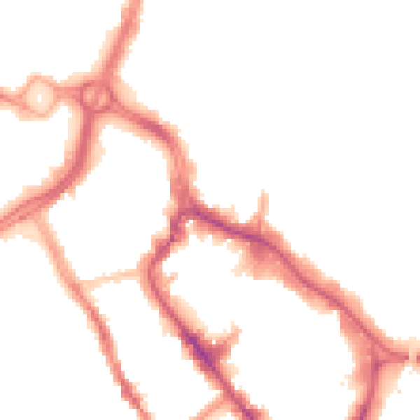 Night-time road noise heatmap for WD17 1BP