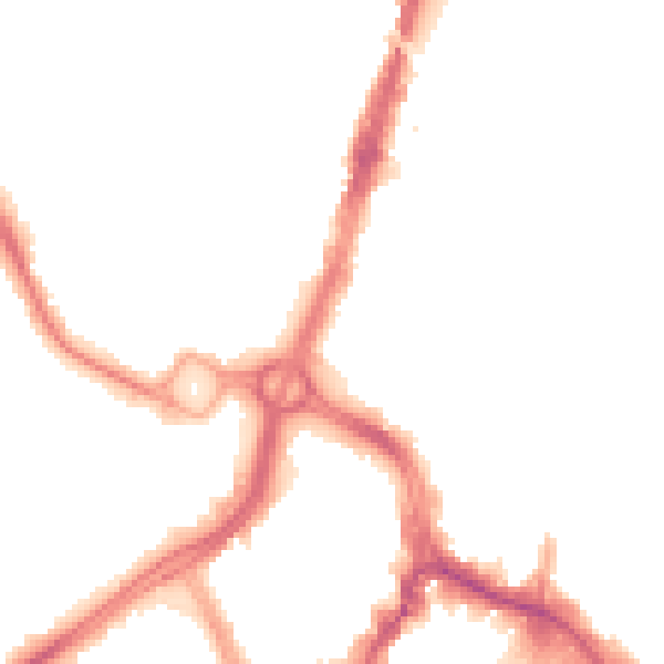 Night-time road noise heatmap for WD17 1DF