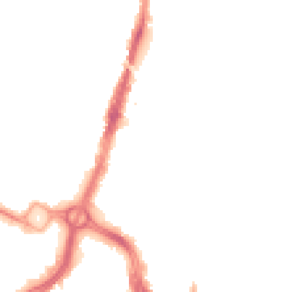 Night-time road noise heatmap for WD17 1DG