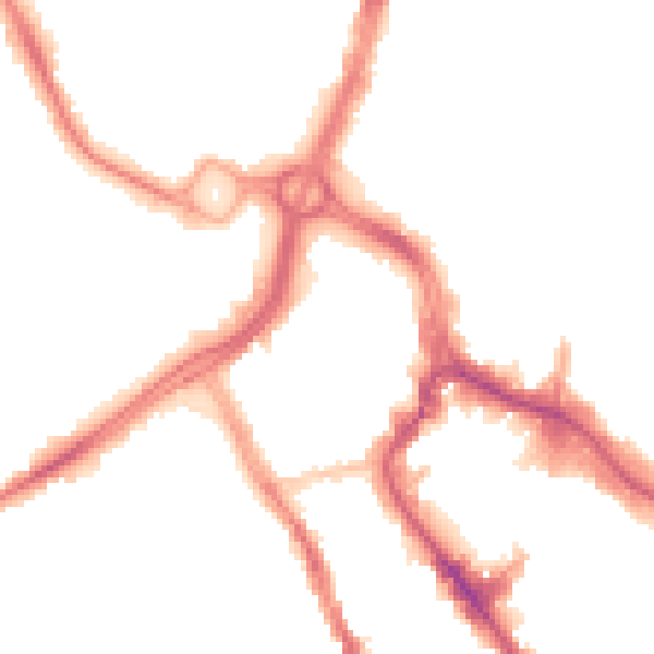 Night-time road noise heatmap for WD17 1GA