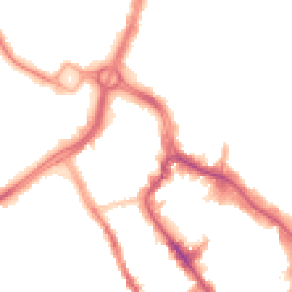 Night-time road noise heatmap for WD17 1LN