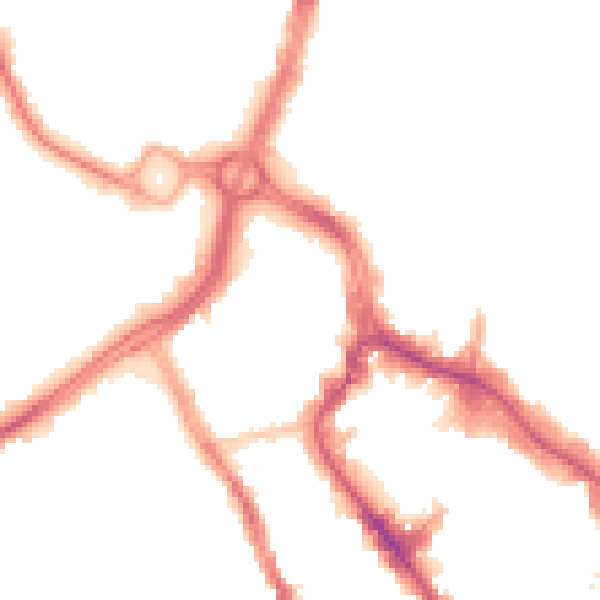 Night-time road noise heatmap for WD17 1LU