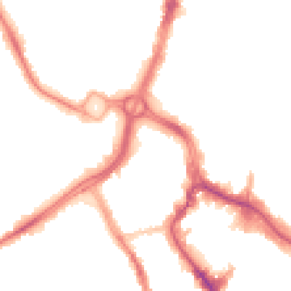 Night-time road noise heatmap for WD17 1NA