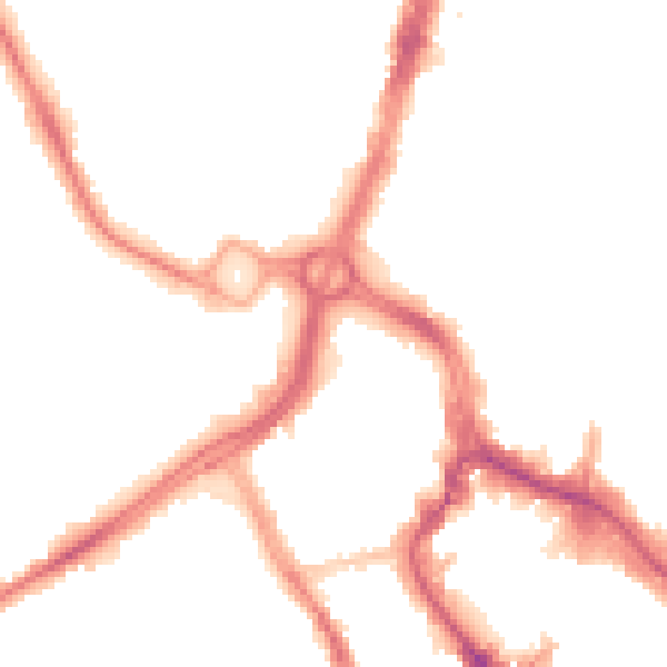 Night-time road noise heatmap for WD17 1NJ