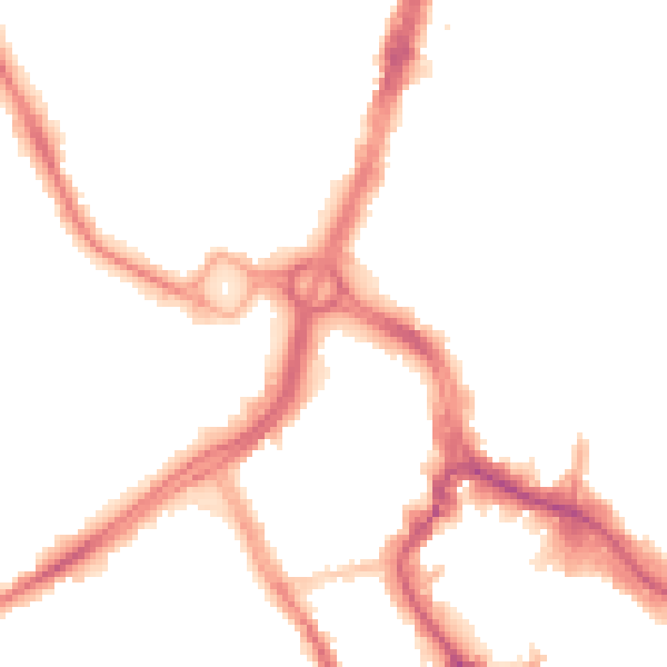Night-time road noise heatmap for WD17 1NP