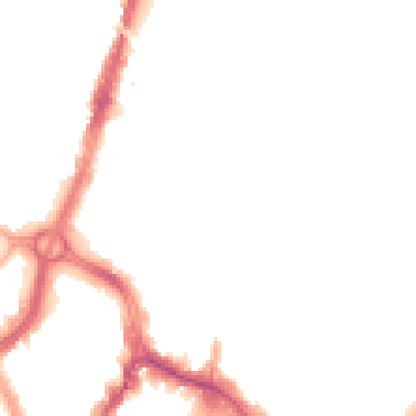 Night-time road noise heatmap for WD17 1PD