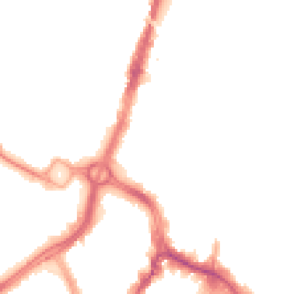 Night-time road noise heatmap for WD17 1QA
