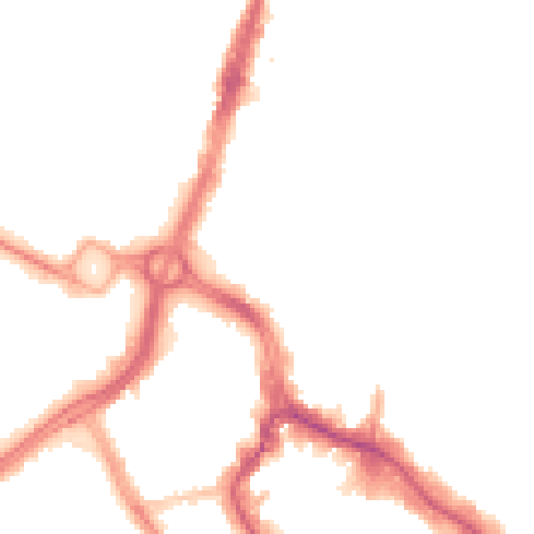 Night-time road noise heatmap for WD17 1QE