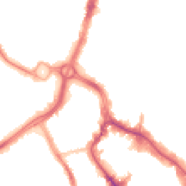 Night-time road noise heatmap for WD17 1QG