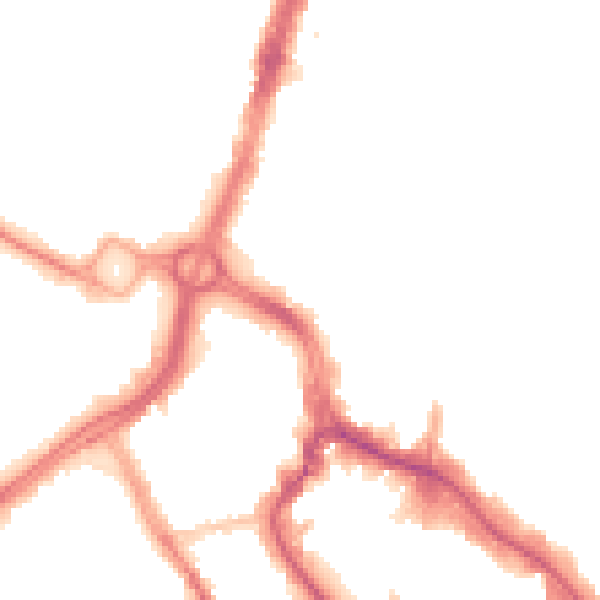 Night-time road noise heatmap for WD17 1QN