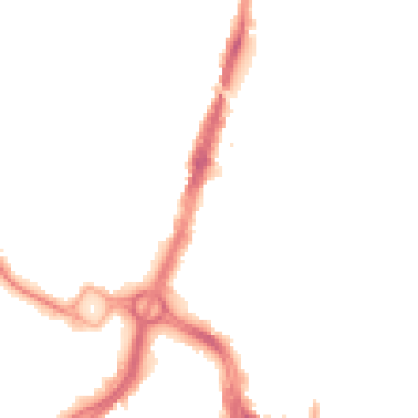 Night-time road noise heatmap for WD17 1QT