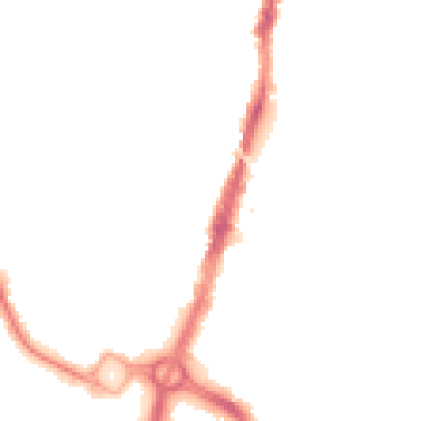 Night-time road noise heatmap for WD17 1RD