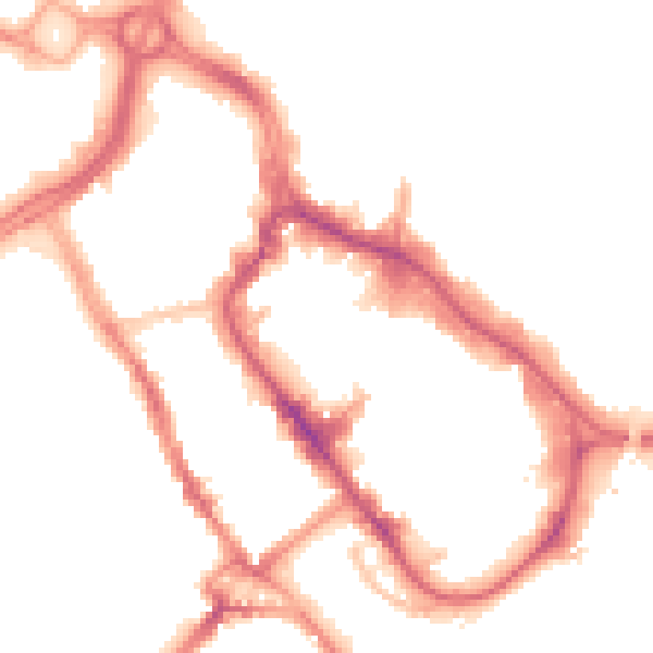 Night-time road noise heatmap for WD17 2BS
