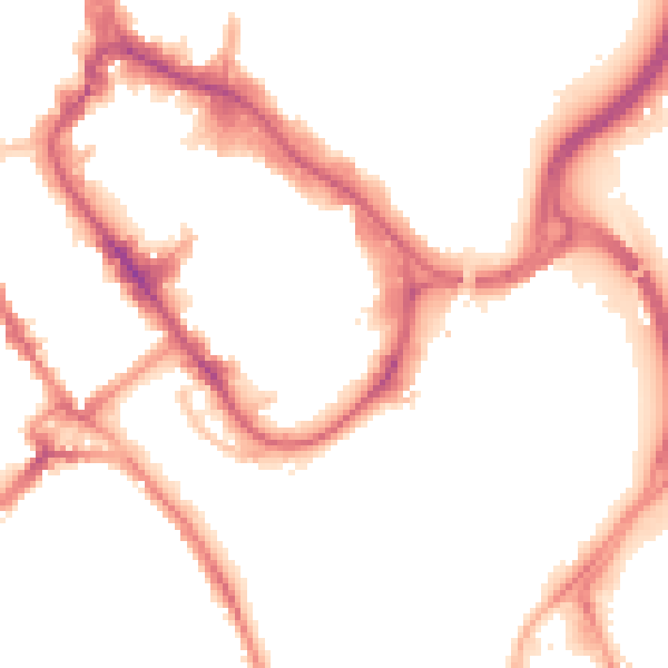 Night-time road noise heatmap for WD17 2EN