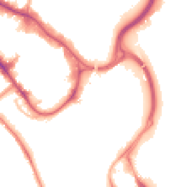 Night-time road noise heatmap for WD17 2EX
