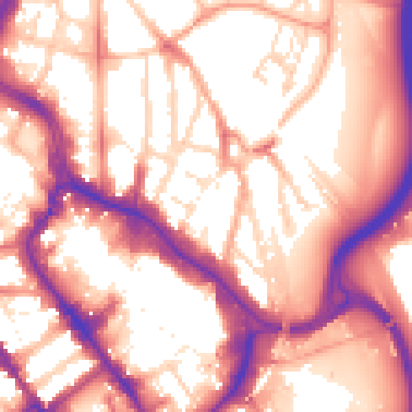 Daytime road noise heatmap for WD17 2LA