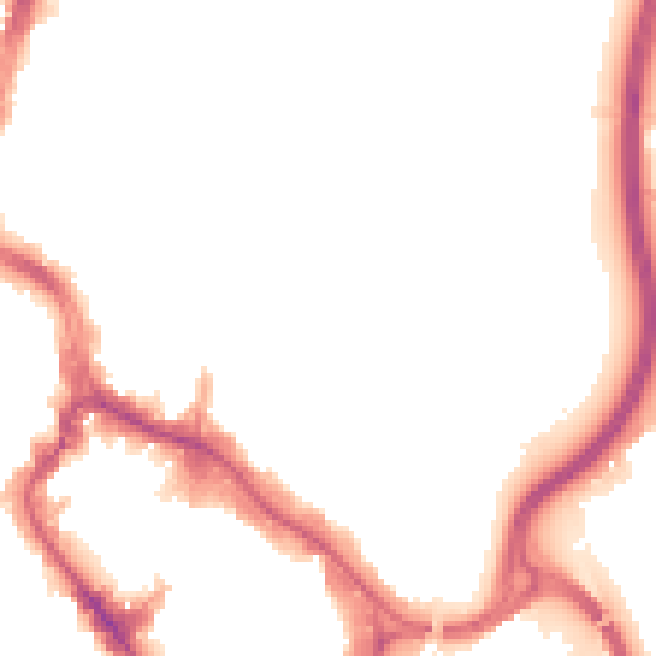 Night-time road noise heatmap for WD17 2NX