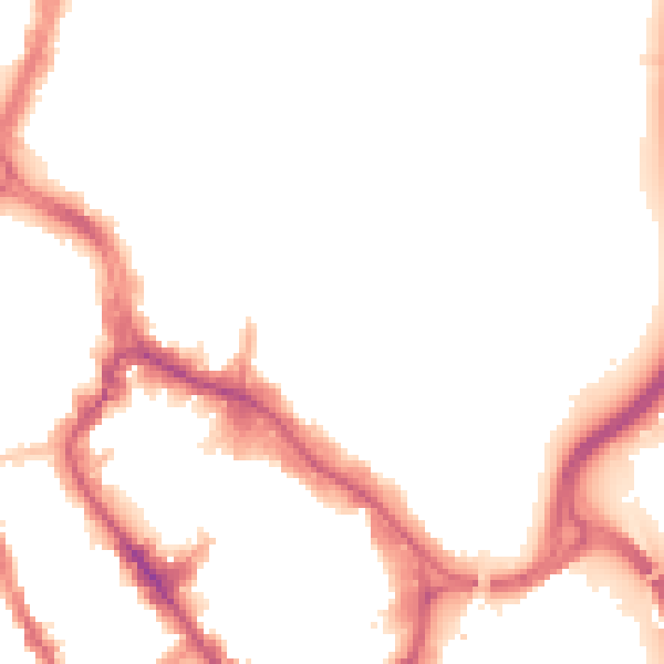 Night-time road noise heatmap for WD17 2PB