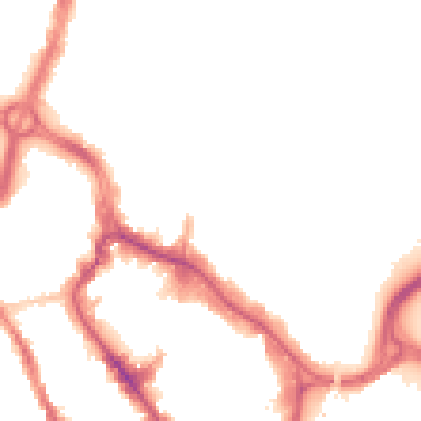 Night-time road noise heatmap for WD17 2QD
