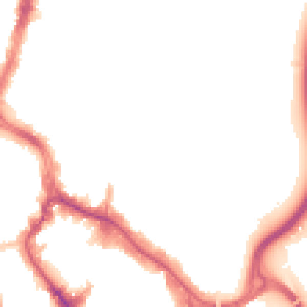 Night-time road noise heatmap for WD17 2QQ
