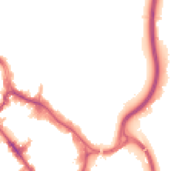 Night-time road noise heatmap for WD17 2RD