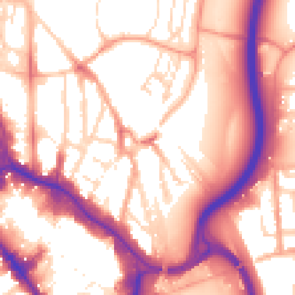 Daytime road noise heatmap for WD17 2RH