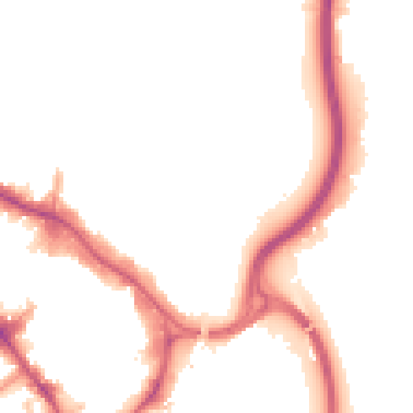 Night-time road noise heatmap for WD17 2RQ