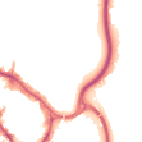 Night-time road noise heatmap for WD17 2SB