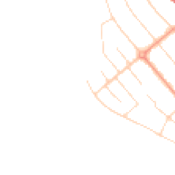 Daytime road noise heatmap for WD17 3BD