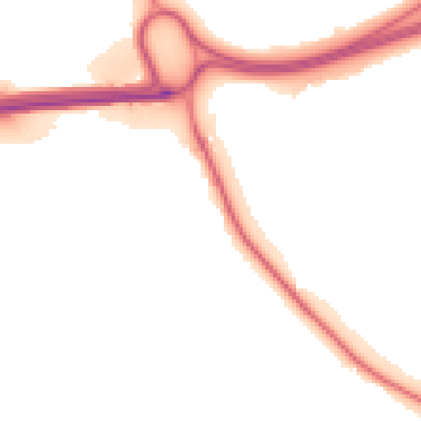 Night-time road noise heatmap for WD17 3NL