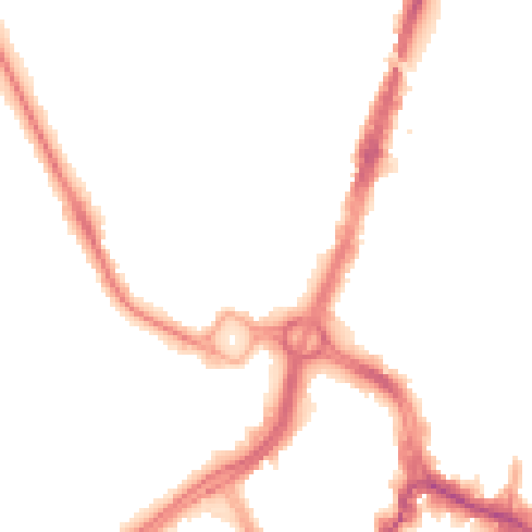 Night-time road noise heatmap for WD17 4EL